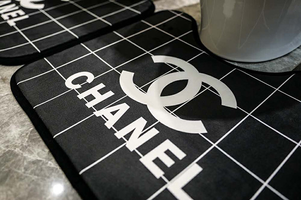 Chanelトイレマット 便座カバー フタカバー シャネル おしゃれ 浴室マット 北欧 ブランド