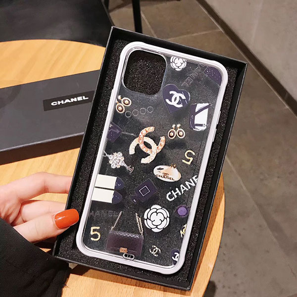 シャネル アイフォン11pro Max透明ケース 可愛い Chanel Iphone 11pro 11ソフトケース レディス向け おしゃれ