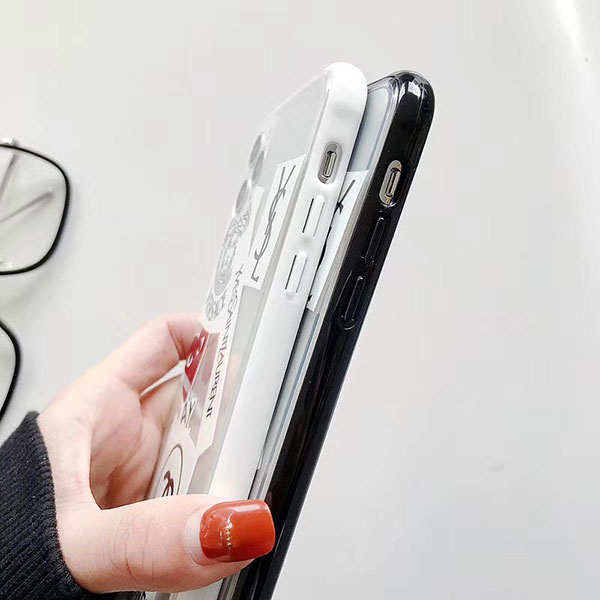 シャネル Ysl コラボ アイフォン11pro Maxクリアケース レディス Chanel Iphone 11pro 11透明カバー 大人気