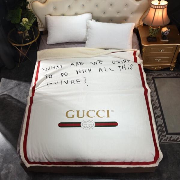 グッチ ブランケット 北欧 Gucci 毛布 オシャレ ひざ掛け Gucci シングル 洗濯可能 激安