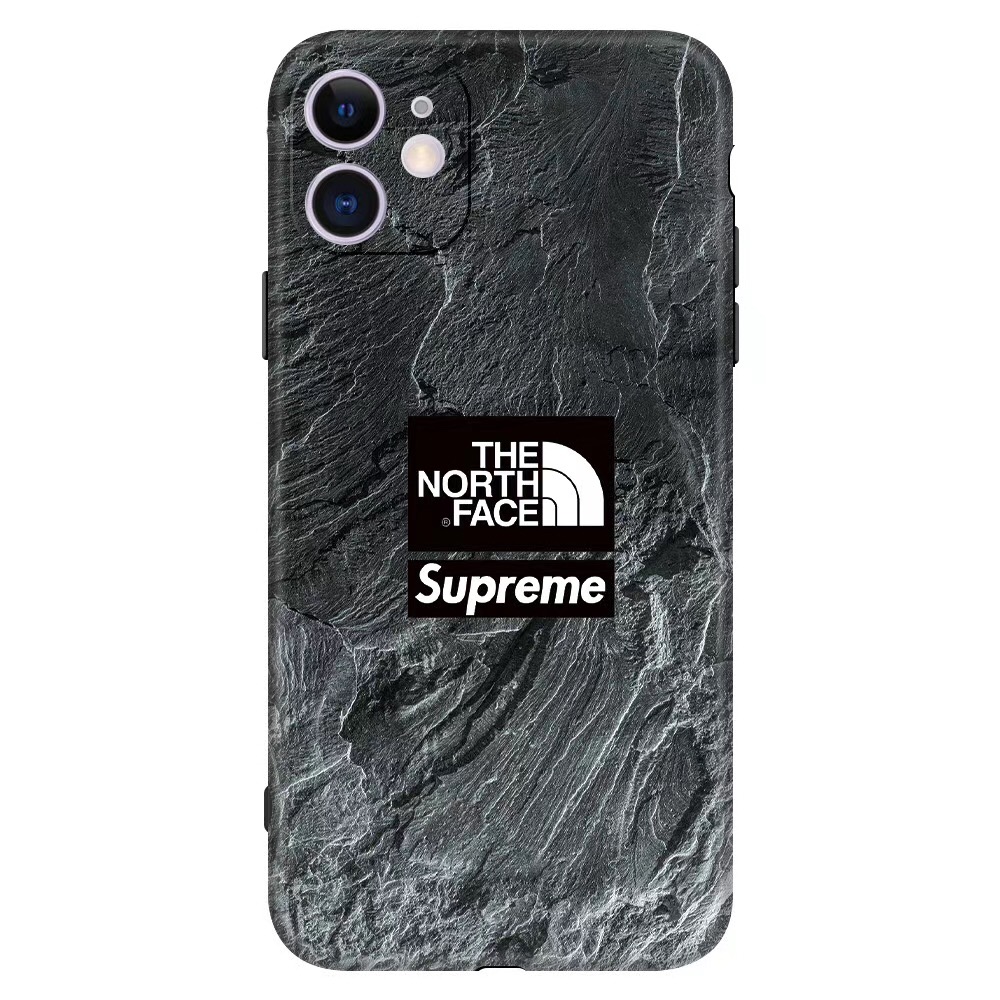 Supreme ノースフェイス コラボ iPhone 12/11Proケース 個性 人気 シュプリーム アイフォン11/11Pro Max