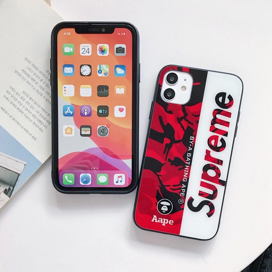 Supreme アイフォン 12proケース ガラス かっこいい シュプリーム Iphone 12 12pro Max 12 Maxカバー 男女兼用