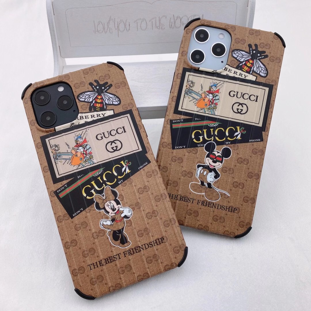 Gucci iPhone 12Proケース ミッキー