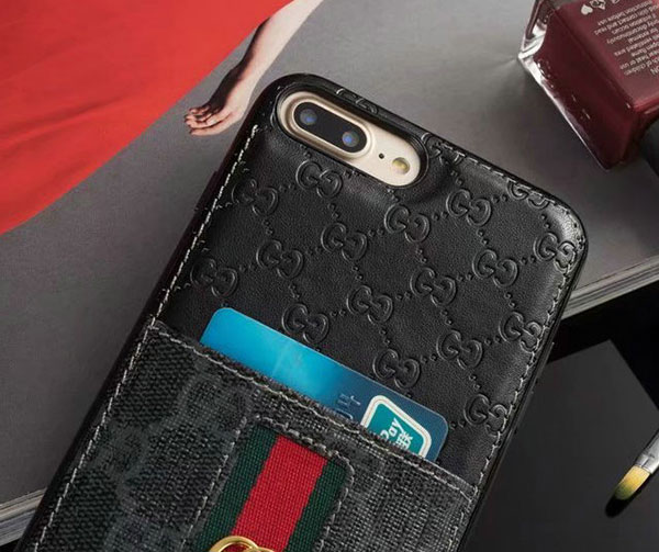 Gucci iphonex/8/8plusケース 手帳型 ブランド メンズ グッチ 