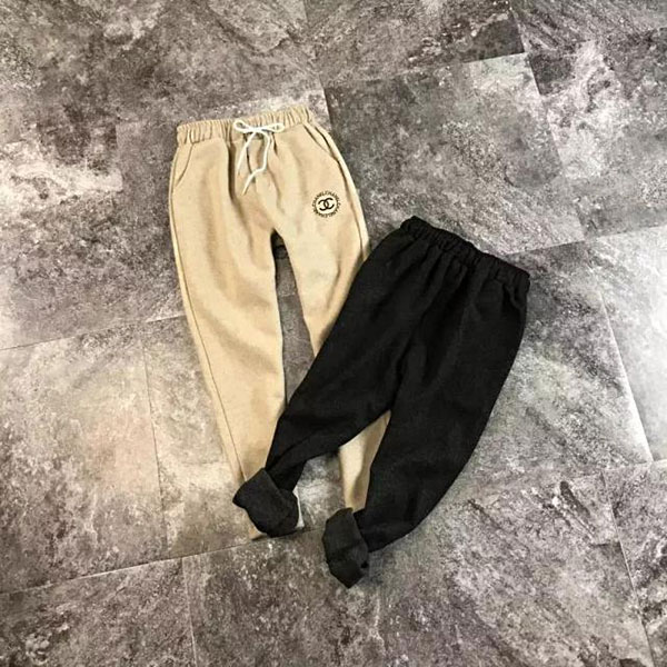 美品 Vintage シャネル CHANEL パンツ 02A スラックスパンツ ロングパンツ 無地 ウール ボトムス レディース 36(S相当) グレー