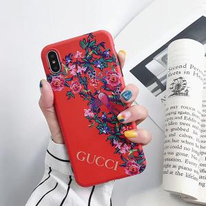 GUCCI iphonexs/xrケース 花柄 アイフォンxs maxカバー ソフト 