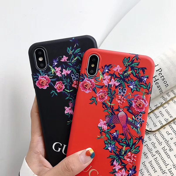 GUCCI iphonexs/xrケース 花柄 アイフォンxs maxカバー ソフトケース 