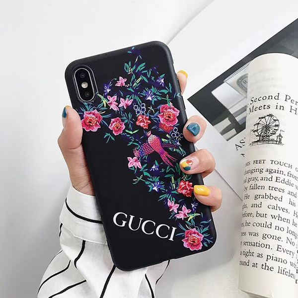 GUCCI iphonexs/xrケース 花柄 アイフォンxs maxカバー ソフト