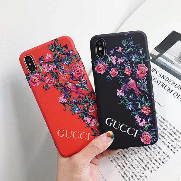 最新作の 【美品】【正規品】GUCCI レザーケース 花柄 XS / X iPhone 