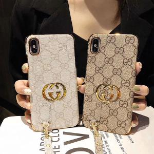 女性 iphone 12/12Pro/xs/xs max/11proケース gucci ストラップ付き 