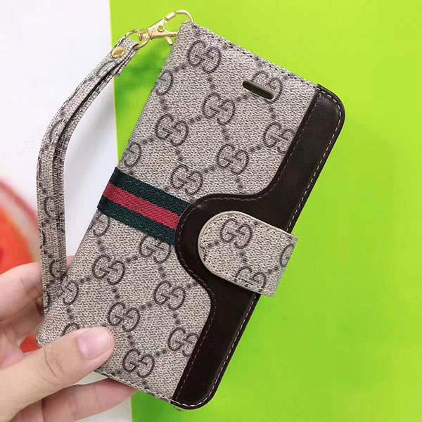 GUCCI グッチ iPhone 7.8 SE2 ケース 手帳型 - モバイルケース/カバー