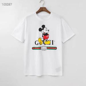 グッチ 半袖Tシャツ 男女兼用 可愛い ミッキーtシャツ GUCCI バット