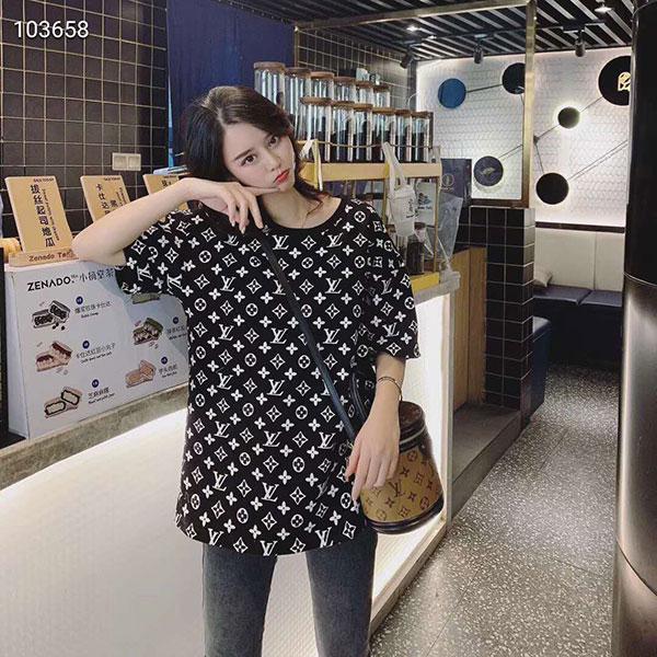 ルイヴィトン LOUIS VUITTON レディース トップス Tシャツ-