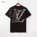 LV Ｔシャツ 男女兼用 飛行機柄 ブランド ルイヴィトン tシャツ