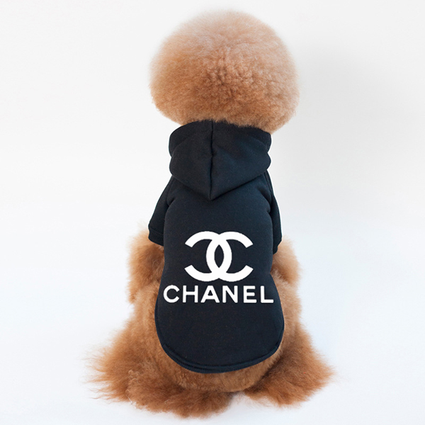 シャネル 人気 犬服 オシャレ 犬 パーカー フーディ ブランド CHANEL