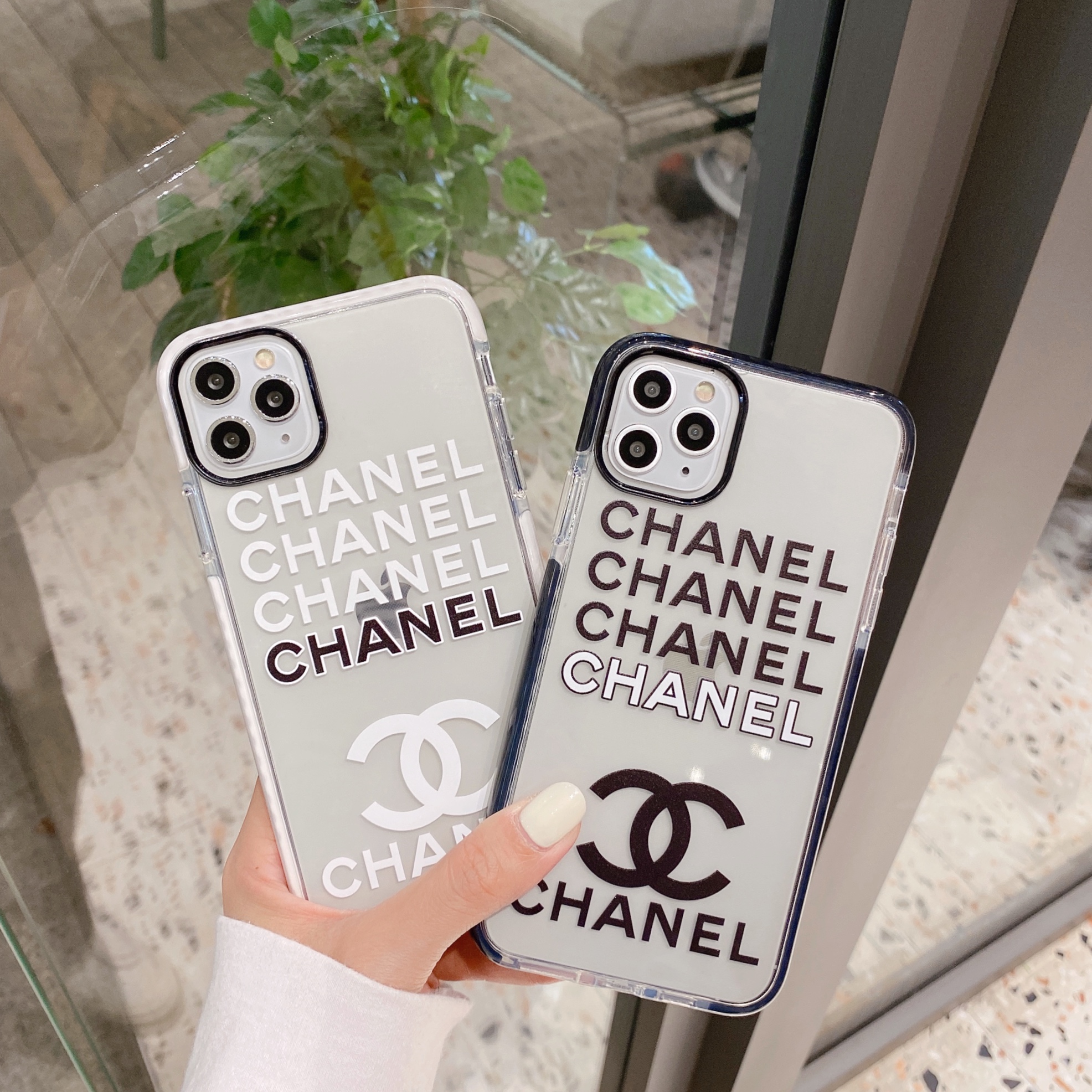 CHANEL アイフォン12Pro/12pro maxクリアケース ブランド シャネル 