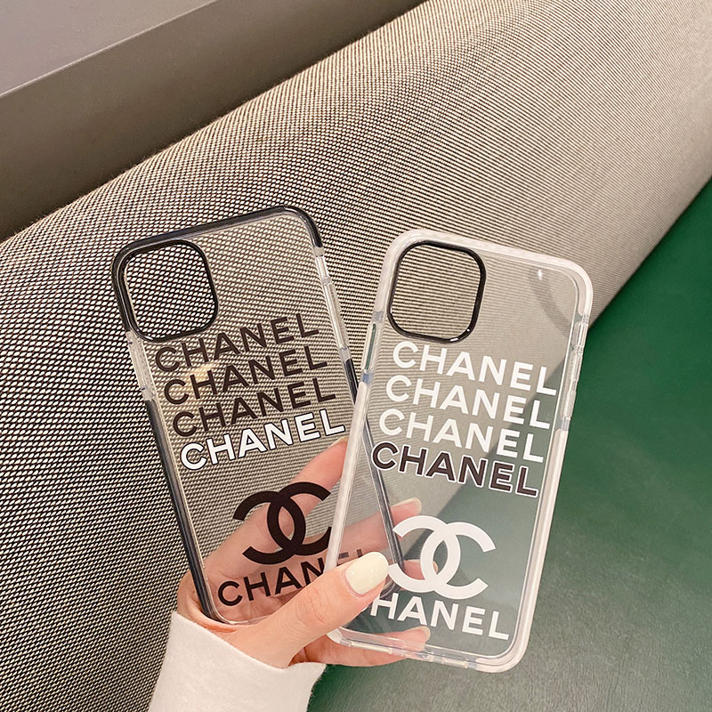 シャネル iPhone 12/12Proクリアケース オシャレ CHANEL アイフォン12pro max/12mini携帯ケース 男女兼用 簡潔風  ブランド iphone 11/11Pro Max/11Pro透明カバー 柔軟シリコン