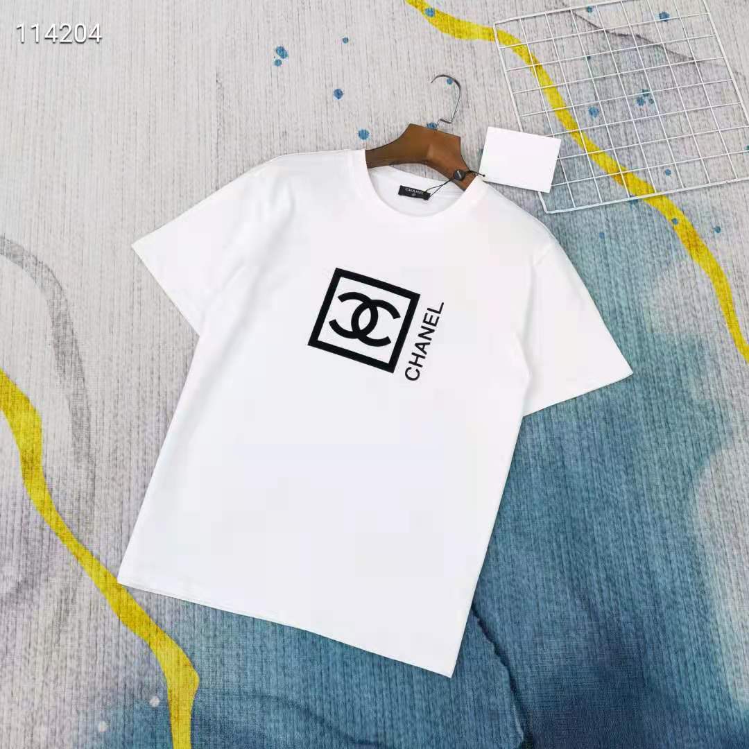 シャネル ｔシャツ 男女兼用 オシャレ CHANEL プリントＴシャツ